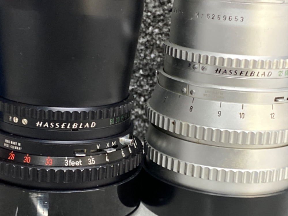 2x Hasselblad lenses includes - Carl Zeiss distagon 1:4 f=50mm & Carl Zeiss sonnar 1:4 f=150mm, both - Image 2 of 2