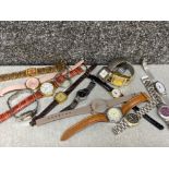 Total of 15 ladies wristwatches (different makers)