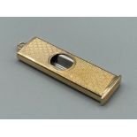 9ct yellow gold cigar cutter 14g gross