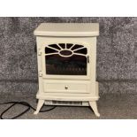 Electric stove heater (in cream)