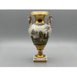 Greek urn style 2 handled vase (believed to be Meissen)