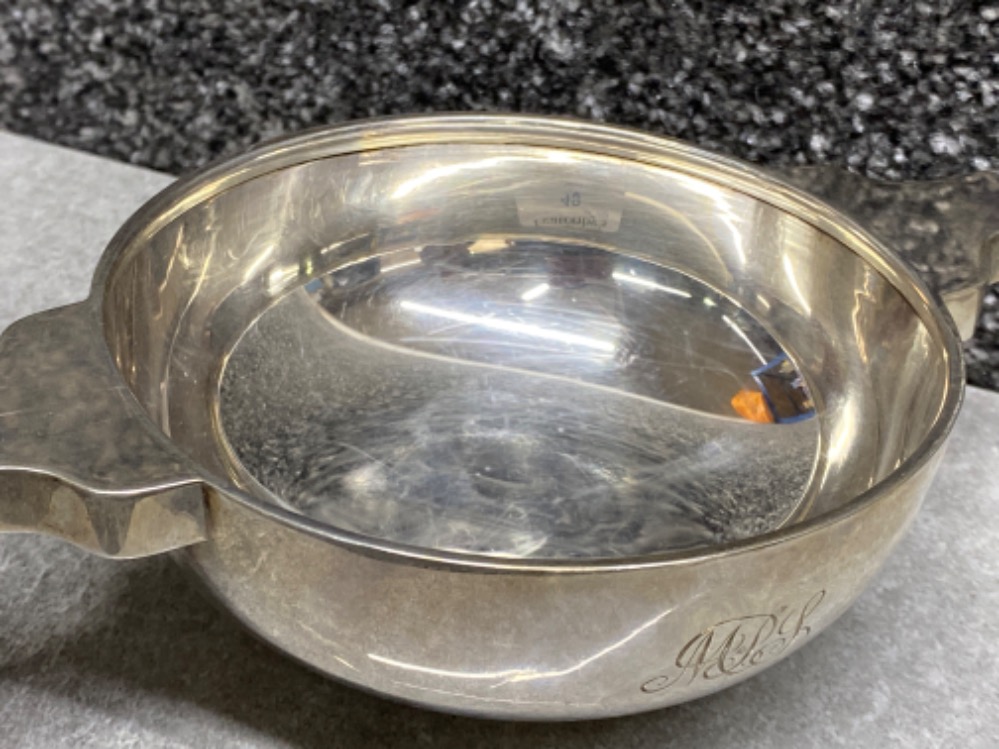 Hallmarked Edinburgh silver 1932 quaich - 18x11cm, 194.7g - Image 4 of 4