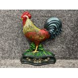 Large Cockerel doorstop