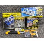 Total of 5 Workzone tools includes brand new plumbers pliers, hammer tacker, drain cleaner & 60