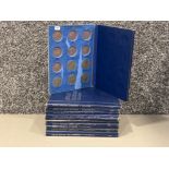 12 mixed coinage (part sets) booklets