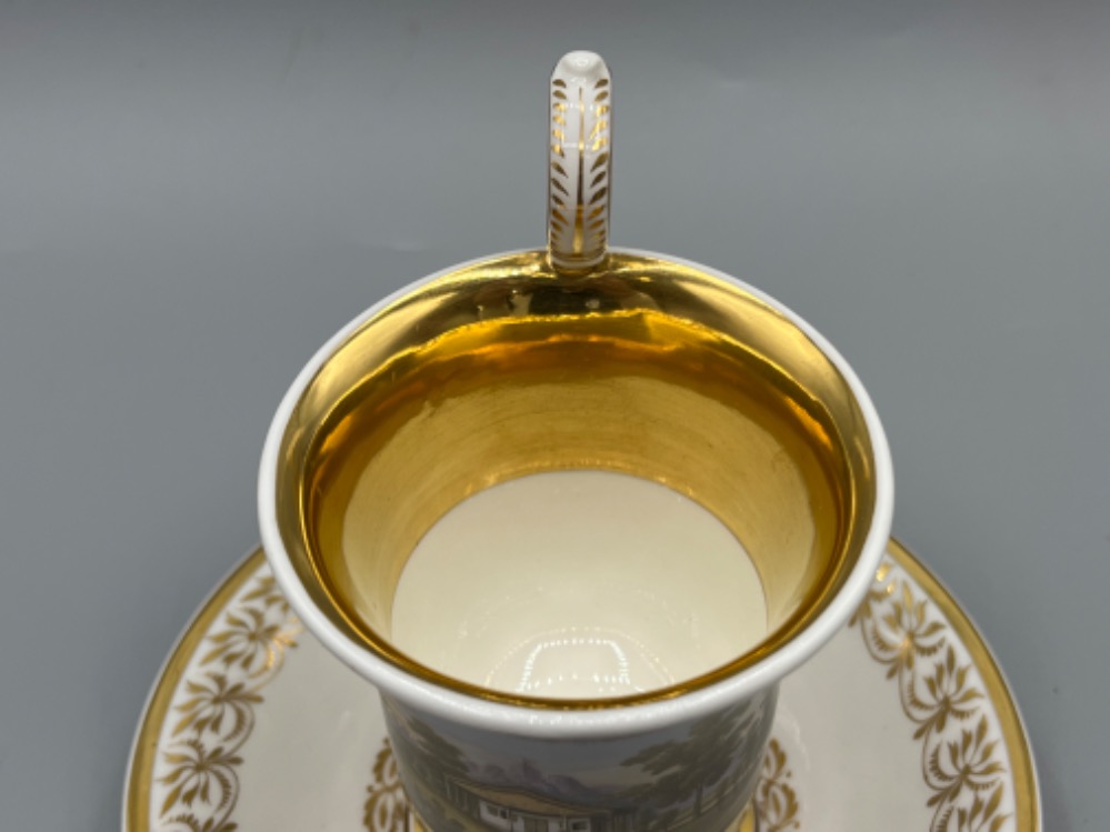 Beautiful CUP AND SAUCER, KPM 1845-1870 Königliche Porzellan-Manufaktur Berlin, in good condition - Image 3 of 6