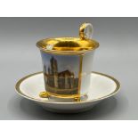 Meissen 1924-1934 cup and saucer (ware on some gilt)