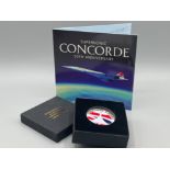 Supersonic Concorde 50th anniversary 50p coin collection uncirculated