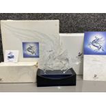 Swarovski Crystal mythical creature ornament “Pegasus” with genuine Swarovski stand, with boxes