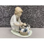 Lladro figure 5595 “joy in a basket”