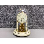 Vintage Kein anniversary clock with glass dome