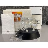 Swarovski Crystal glass elephant ornament from the inspiration Africa 1993-1995 collection, complete