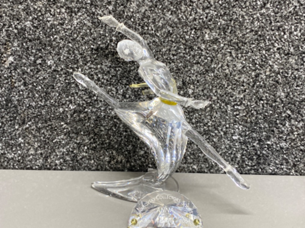 Swarovski Crystal “Anna, Magic of dance 2004” with crystal plaque (both with original boxes) - Image 2 of 2