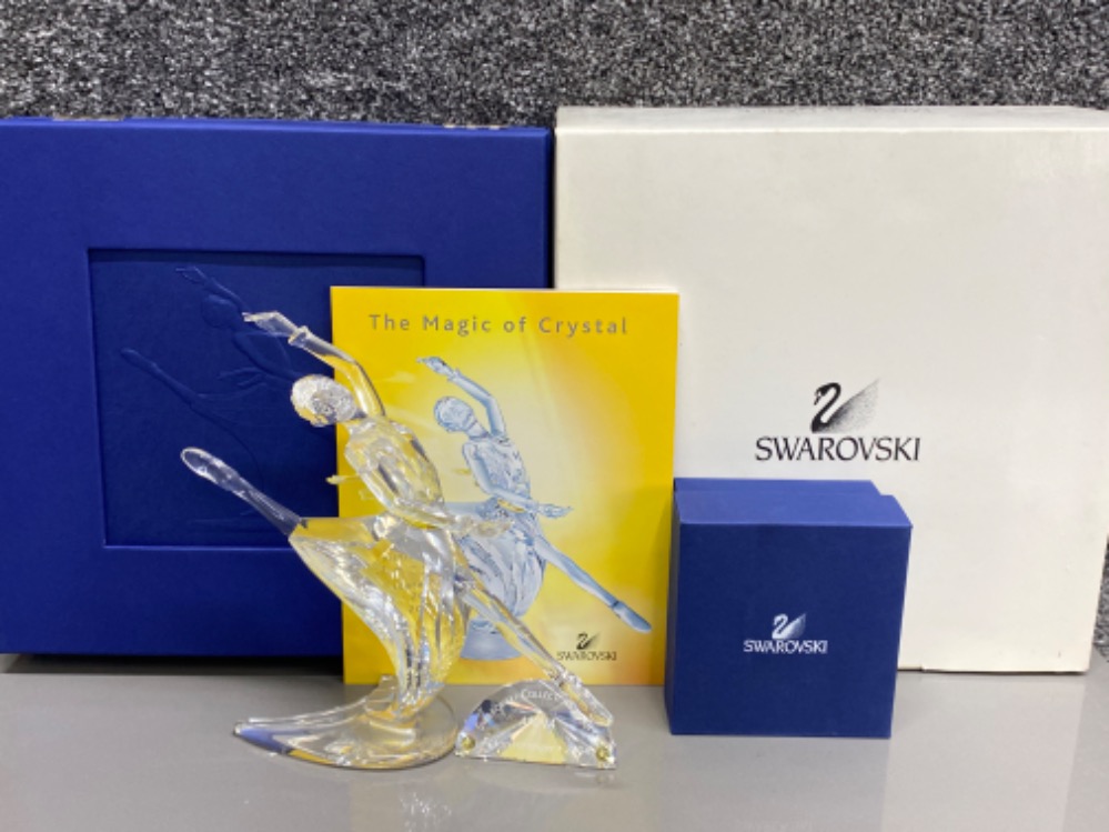 Swarovski Crystal “Anna, Magic of dance 2004” with crystal plaque (both with original boxes)