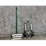 Garden Lawn Aerator & sack barrow