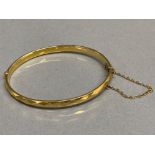 9ct rolled gold bangle - 15g