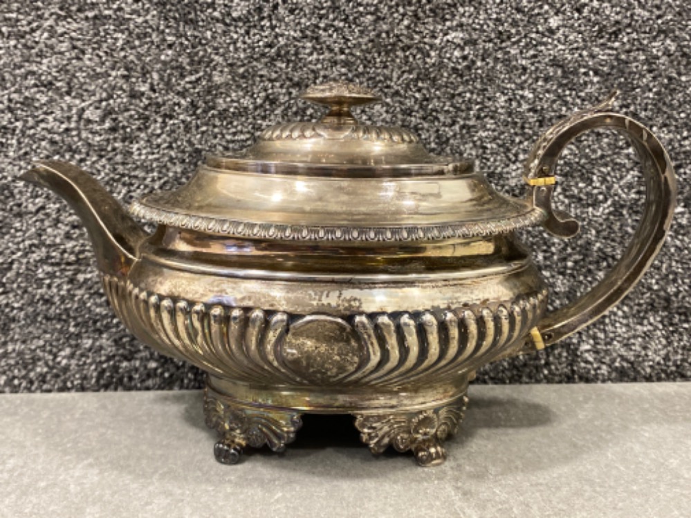 Vintage Hallmarked Silver teapot, 702.8g
