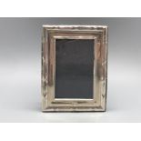 Silver easel back picture frame