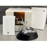 Swarovski Crystal glass animal ornament “The Kudu” part of the inspiration Africa 1993-1995
