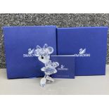 Walt Disney Swarovski Crystal Mini Mouse ornament with original box