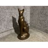 Large ceramic contemporary cat ornament- Height 63cm