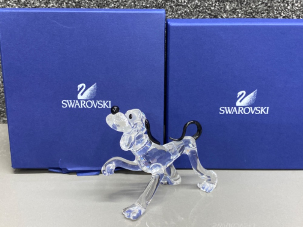 Walt Disney Swarovski Crystal glass ornament - Pluto, with original box