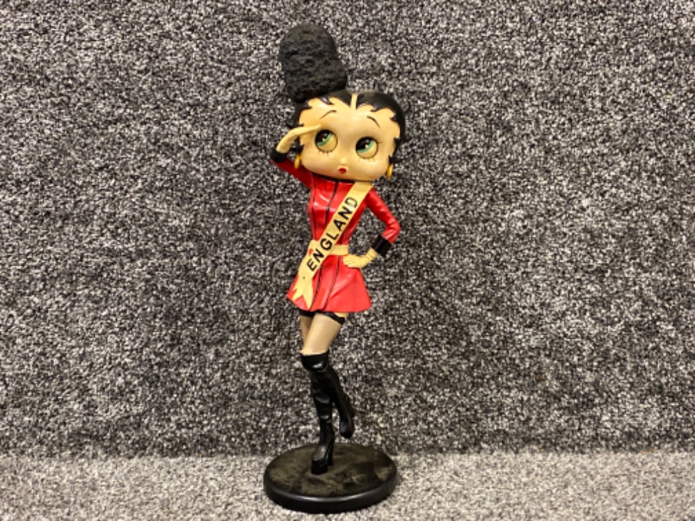 Vintage resin Betty Boop figure “salute”, height 35cm