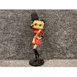 Vintage resin Betty Boop figure “salute”, height 35cm