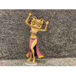 Vintage resin Betty Boop figurine “belly dancer”, Height 33.5cm
