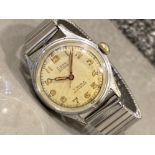 Extremely rare “Libyan” 1950s military Swiss wristwatch in good working order