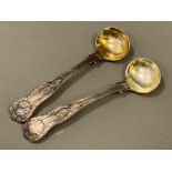 Pair of vintage “Mappin & Webb silver spoons, 42.5G