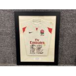Ollie Phillips cup winning shirt - 2006 Los Angeles World 7’s framed rugby top signed by 12