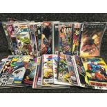 A large collection of American comics marvel d.c all still sealed