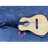 “Lauren” acoustic guitar with protective carry bag