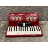 Diatonic button 15 bass accordion by gear4music in original carry case