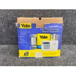 Yale communicating alarm system includes wireless door/window contact, wireless remote etc boxed