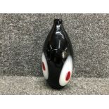 Murano style art glass vase 30cm