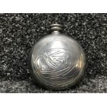 Vintage Charles renne mackintosh pewter hip flask