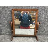 Vintage mahogany dressing table mirror