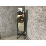 Vintage cheval mirror with bevel edge