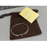 Michael Kors bangle with booklet & pouch