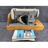 Vintage brother sewing machine with original carry case
