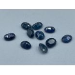 4.83ct Sapphires Mixed Size & Cut (10 stones in total)