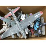 Total of 16 military aircraft models large and snall