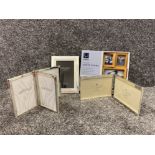 2 modern picture frames including gallery photoframe and impressions by Juliana