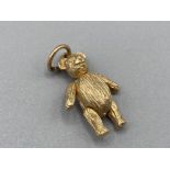 9ct gold teddy bear charm 2.4g