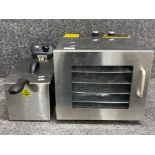 6 tray Stainless steel dehydrator & Cookworks deep fat fryer