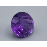 8.26ct Amethyste Round 13mm