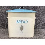 Vintage enamelled bread bin