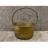 Antique solid brass jam pan